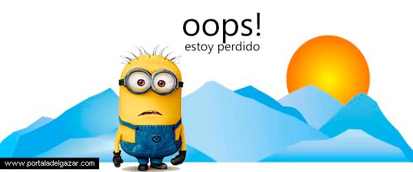 Página no encontrada 404 en el portal de adelgazar