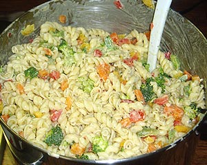 receta ensalada macarrones